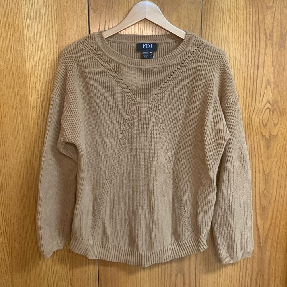 ✨French Dressing Jeans Brown Sweater Women's Size Large